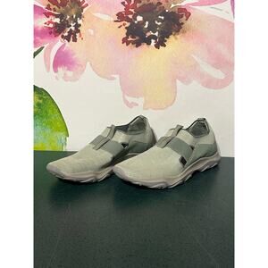 Earth Origins Knit Trail Slip-Ons Tanvi Steel - Color Green - Size 10